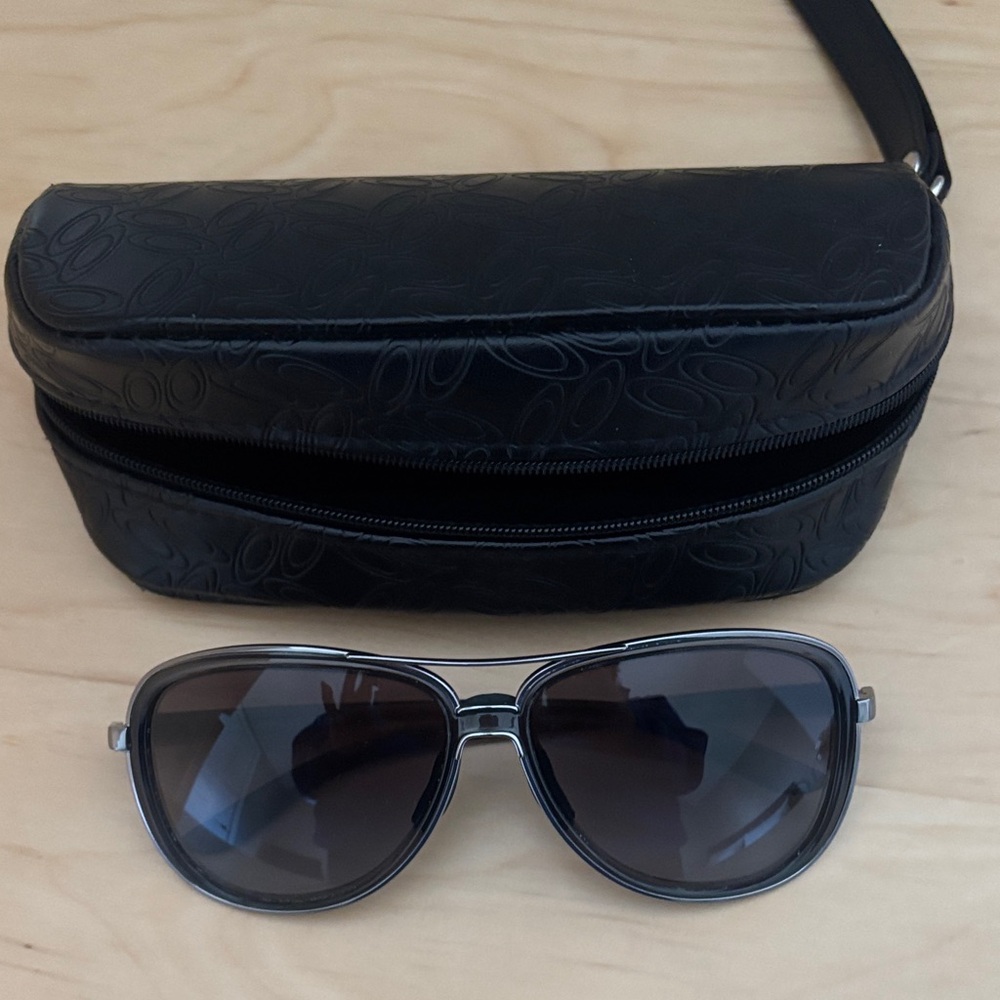 Oakley Black Frame Brown Gradient Lens Sunglasses